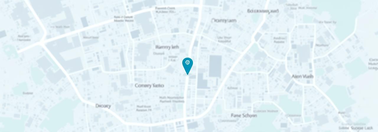 A static map showing the location of Aozora Movement headquarters in Shinjuku, Tokyo.